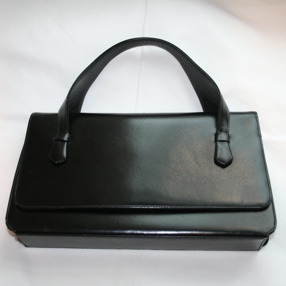 Vintage Coblenz Black Leather Purse
